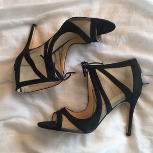 WORN ONCE, NINA beautiful black heels!!